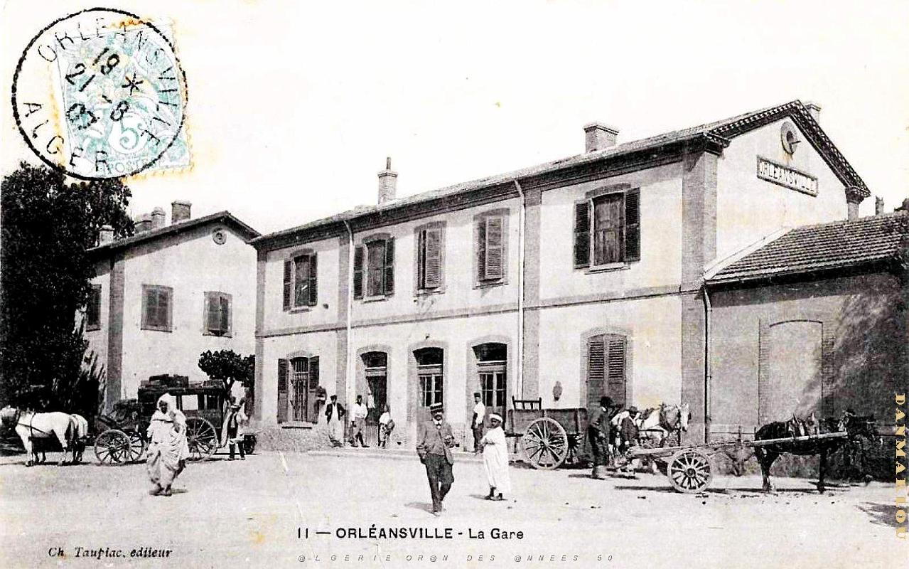 2324- Orleansville - Gare - 1907.jpg